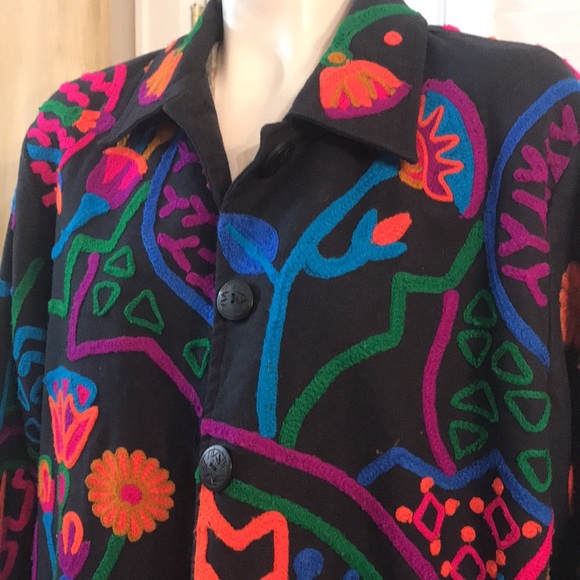 Vintage Floral Embroidered Jacket - Picture 5 of 12